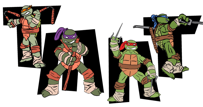 Teenage Mutant Ninja Turtles 1/2